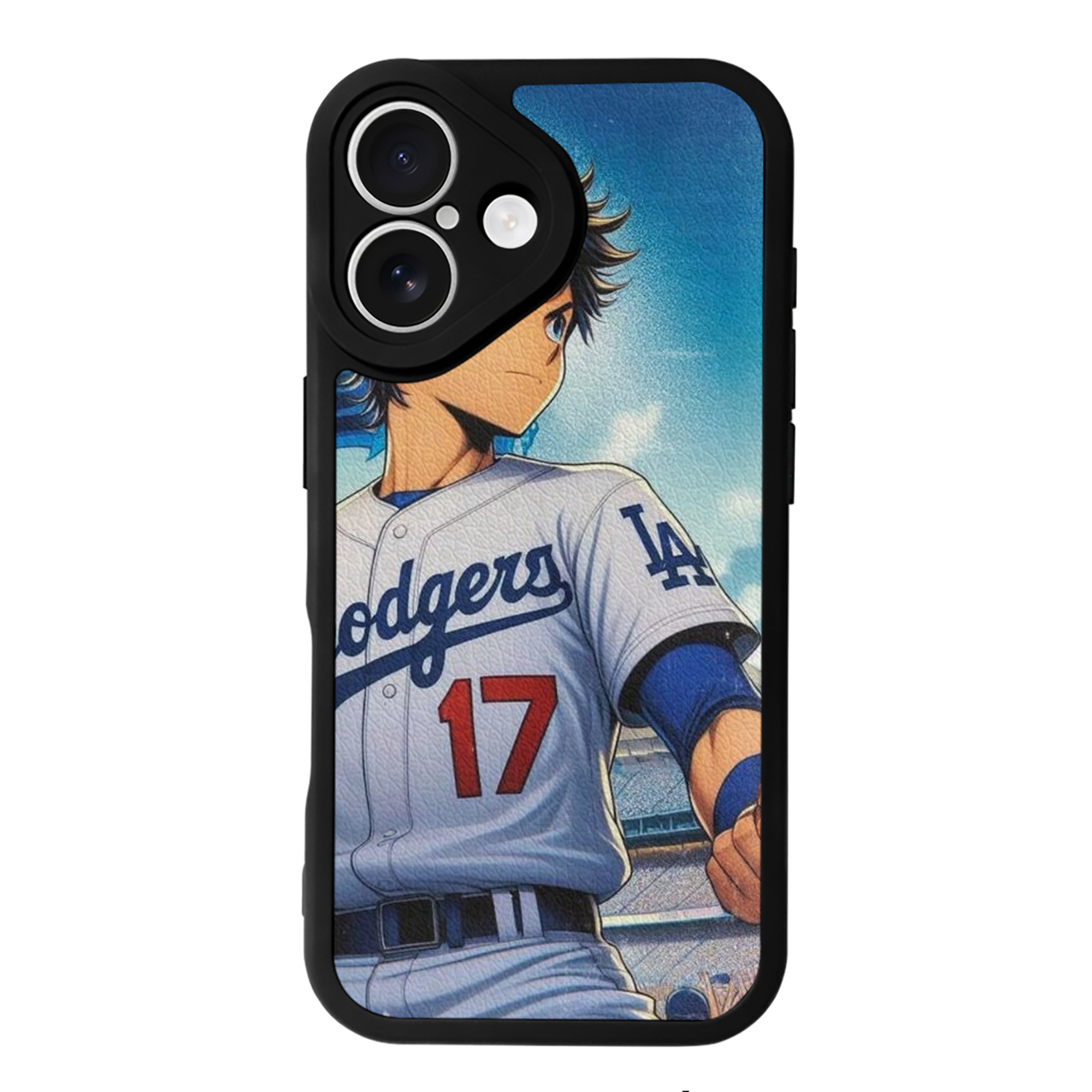  IPhone 16 Silicone Leather Case – UV Print, Lambskin Texture – Perfect Fit, Wireless Charging Compatible, Scratch Resistant, Precise Cutouts – Stylish Protection For IPhone 16